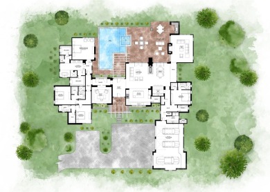 New Construction located in The Trails at Horseshoe Bay.  Backs on Blue Lake Golf Club in Texas - for sale on GolfHomes.com, golf home, golf lot