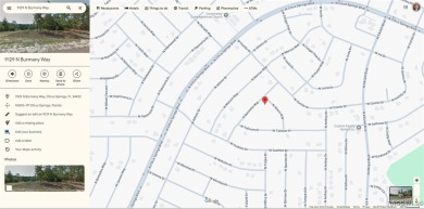 BUILD or INVEST in your BEAUTIFUL neighborhood here on Burmany on Citrus Springs Country Club in Florida - for sale on GolfHomes.com, golf home, golf lot