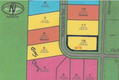Beautiful .8 acre lot with woods and meadow.  Great homesite for on The Orchards At Egg Harbor in Wisconsin - for sale on GolfHomes.com, golf home, golf lot