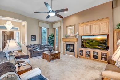 2 New Trane HVAC's as of 2023.  Living room and office windows on Anthem Golf and Country Club  in Arizona - for sale on GolfHomes.com, golf home, golf lot
