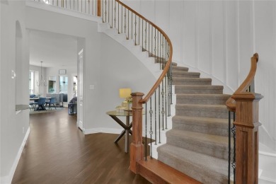 Elegant residence located at the first hole of the golf course on The Golf Club at Resort Eagle Mountain Lake in Texas - for sale on GolfHomes.com, golf home, golf lot