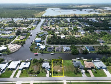 Sailboat Capable Lot with 80 feet of concrete seawall in place on Rotonda Golf and Country Club - Long Marsh  in Florida - for sale on GolfHomes.com, golf home, golf lot