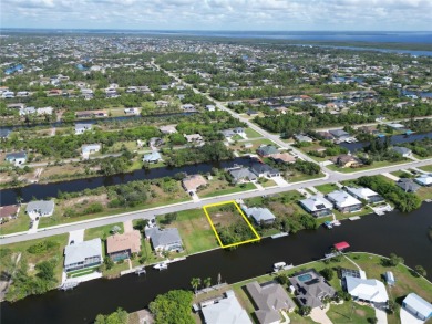 Sailboat Capable Lot with 80 feet of concrete seawall in place on Rotonda Golf and Country Club - Long Marsh  in Florida - for sale on GolfHomes.com, golf home, golf lot
