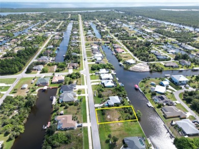 Sailboat Capable Lot with 80 feet of concrete seawall in place on Rotonda Golf and Country Club - Long Marsh  in Florida - for sale on GolfHomes.com, golf home, golf lot