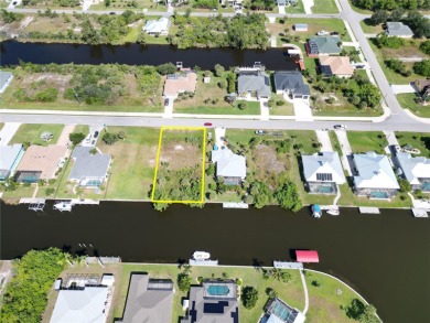 Sailboat Capable Lot with 80 feet of concrete seawall in place on Rotonda Golf and Country Club - Long Marsh  in Florida - for sale on GolfHomes.com, golf home, golf lot
