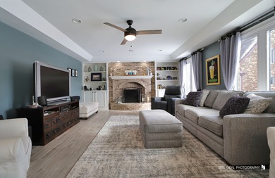 Classy, elegant, and in impeccable condition - this move-in on RedTail Golf Club in Illinois - for sale on GolfHomes.com, golf home, golf lot