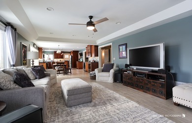 Classy, elegant, and in impeccable condition - this move-in on RedTail Golf Club in Illinois - for sale on GolfHomes.com, golf home, golf lot