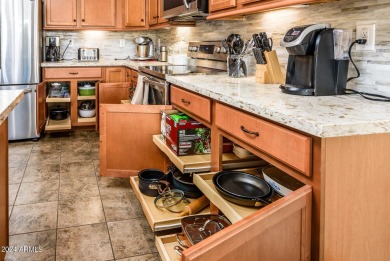 Furnished home in award winning 55+ guard gated lake community on The Duke At Rancho El Dorado Golf Course in Arizona - for sale on GolfHomes.com, golf home, golf lot