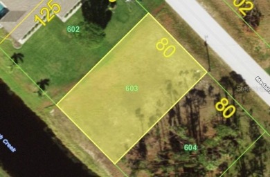 Waterfront building lot in White Marsh area.  Cleared & PRICED on Rotonda Golf and Country Club - Long Marsh  in Florida - for sale on GolfHomes.com, golf home, golf lot