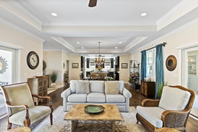 This amazing Mediterranean style home on the Egret 6th tee box on Carolina National Golf Club in North Carolina - for sale on GolfHomes.com, golf home, golf lot