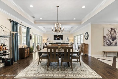 This amazing Mediterranean style home on the Egret 6th tee box on Carolina National Golf Club in North Carolina - for sale on GolfHomes.com, golf home, golf lot