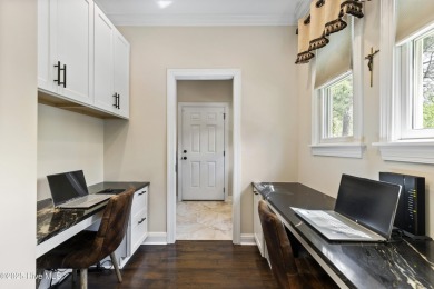 This amazing Mediterranean style home on the Egret 6th tee box on Carolina National Golf Club in North Carolina - for sale on GolfHomes.com, golf home, golf lot