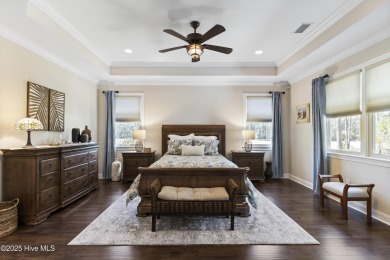 This amazing Mediterranean style home on the Egret 6th tee box on Carolina National Golf Club in North Carolina - for sale on GolfHomes.com, golf home, golf lot