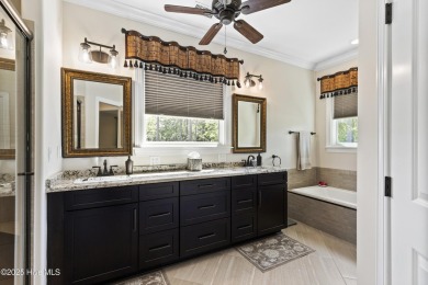 This amazing Mediterranean style home on the Egret 6th tee box on Carolina National Golf Club in North Carolina - for sale on GolfHomes.com, golf home, golf lot