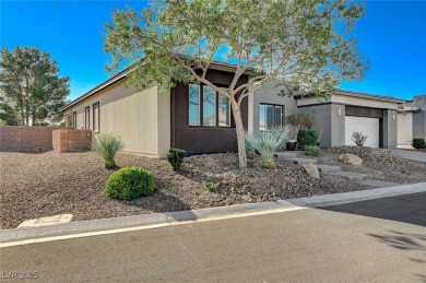 This charming one-story home sits on the golf course with views on Mountain Falls Golf Course in Nevada - for sale on GolfHomes.com, golf home, golf lot