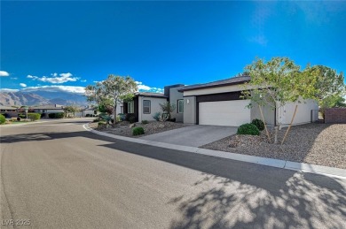 This charming one-story home sits on the golf course with views on Mountain Falls Golf Course in Nevada - for sale on GolfHomes.com, golf home, golf lot