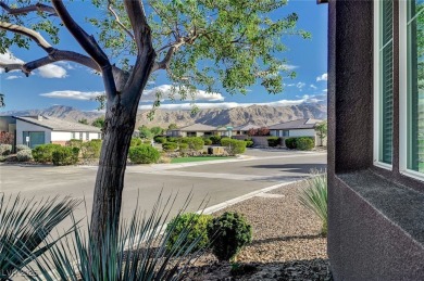 This charming one-story home sits on the golf course with views on Mountain Falls Golf Course in Nevada - for sale on GolfHomes.com, golf home, golf lot