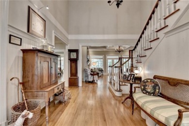 Presenting a traditional cedar shake Hamptons style home on St. Ives Golf and Country Club in Georgia - for sale on GolfHomes.com, golf home, golf lot
