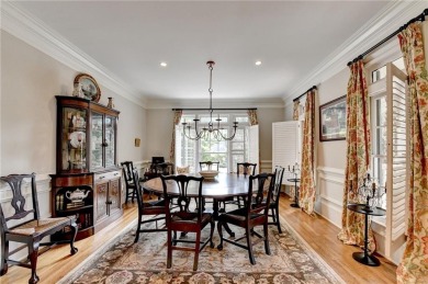 Presenting a traditional cedar shake Hamptons style home on St. Ives Golf and Country Club in Georgia - for sale on GolfHomes.com, golf home, golf lot