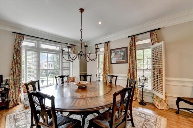 Presenting a traditional cedar shake Hamptons style home on St. Ives Golf and Country Club in Georgia - for sale on GolfHomes.com, golf home, golf lot