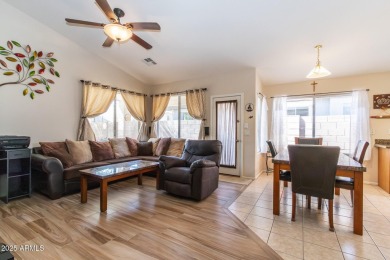 Beautiful single story home with relaxing, idyllic backyard on a on The Golf Club At Johnson Ranch in Arizona - for sale on GolfHomes.com, golf home, golf lot