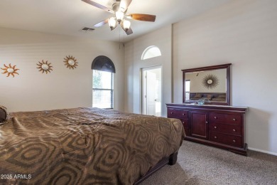 Beautiful single story home with relaxing, idyllic backyard on a on The Golf Club At Johnson Ranch in Arizona - for sale on GolfHomes.com, golf home, golf lot