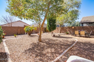 Beautiful single story home with relaxing, idyllic backyard on a on The Golf Club At Johnson Ranch in Arizona - for sale on GolfHomes.com, golf home, golf lot