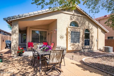 Beautiful single story home with relaxing, idyllic backyard on a on The Golf Club At Johnson Ranch in Arizona - for sale on GolfHomes.com, golf home, golf lot