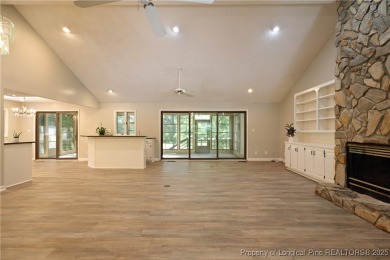Golf-front living at its finest! This beautiful single-story on Woodlake Country Club in North Carolina - for sale on GolfHomes.com, golf home, golf lot