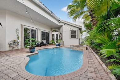 A Beautifully Updated Courtyard Home with a New Roof 2023 ,A/C on Aberdeen Golf and Country Club in Florida - for sale on GolfHomes.com, golf home, golf lot