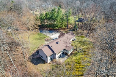 The setting for this home is fantastic.  The home sits well off on Egypt Valley Country Club  in Michigan - for sale on GolfHomes.com, golf home, golf lot