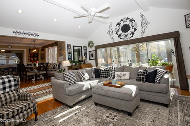 Perfectly positioned on a dog-leg right par five of the Seven on Seven Lakes Country Club in North Carolina - for sale on GolfHomes.com, golf home, golf lot