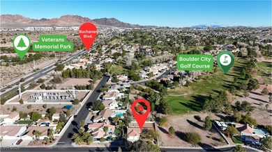 Discover a rare opportunity to own a single-family home with on Boulder City Municipal Golf Course in Nevada - for sale on GolfHomes.com, golf home, golf lot