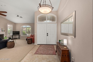 Enjoying the epitome of adult 55+ living in this stunning 2,929 on Tuscany Falls At Pebble Creek in Arizona - for sale on GolfHomes.com, golf home, golf lot