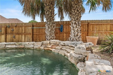 Beautiful POOL w/water features & even 3-Palm Trees for that on Mill Creek Golf Club in Texas - for sale on GolfHomes.com, golf home, golf lot