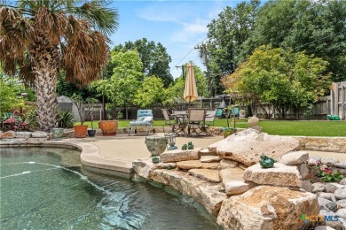 Beautiful POOL w/water features & even 3-Palm Trees for that on Mill Creek Golf Club in Texas - for sale on GolfHomes.com, golf home, golf lot