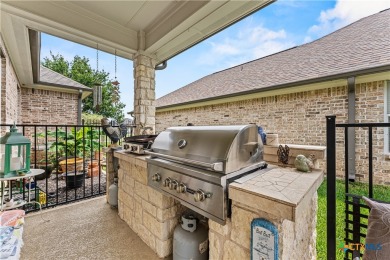 Beautiful POOL w/water features & even 3-Palm Trees for that on Mill Creek Golf Club in Texas - for sale on GolfHomes.com, golf home, golf lot