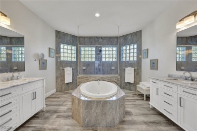 Welcome to your beautifully refreshed oasis in Fountain on Pelican Sound Golf and River Club in Florida - for sale on GolfHomes.com, golf home, golf lot