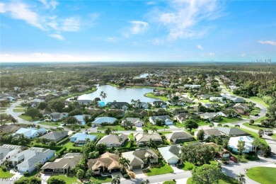Welcome to your beautifully refreshed oasis in Fountain on Pelican Sound Golf and River Club in Florida - for sale on GolfHomes.com, golf home, golf lot