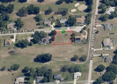 This cleared, half-acre homesite sits directly on the 12th on Citrus Hills Golf Club in Florida - for sale on GolfHomes.com, golf home, golf lot