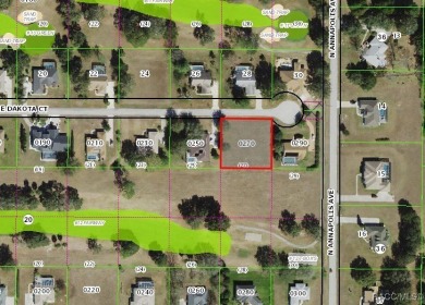 This cleared, half-acre homesite sits directly on the 12th on Citrus Hills Golf Club in Florida - for sale on GolfHomes.com, golf home, golf lot