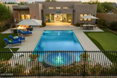 Built in 2020 by Camelot Homes, this original-owner residence in on Sanctuary Golf Course At WestWorld in Arizona - for sale on GolfHomes.com, golf home, golf lot