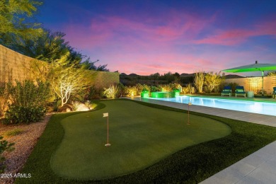 Built in 2020 by Camelot Homes, this original-owner residence in on Sanctuary Golf Course At WestWorld in Arizona - for sale on GolfHomes.com, golf home, golf lot
