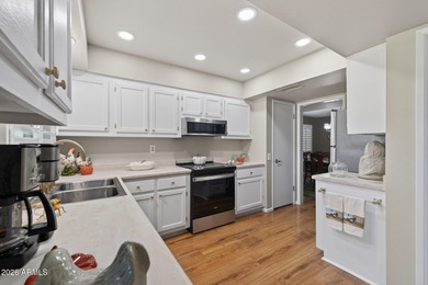 Ideal for full or part-time living, this inviting twin-home on Pebblebrook Golf Course in Arizona - for sale on GolfHomes.com, golf home, golf lot