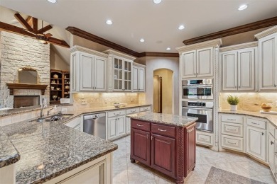 Large executive home in Rose Creek situated on a large lot with on Rose Creek Golf Club in Oklahoma - for sale on GolfHomes.com, golf home, golf lot
