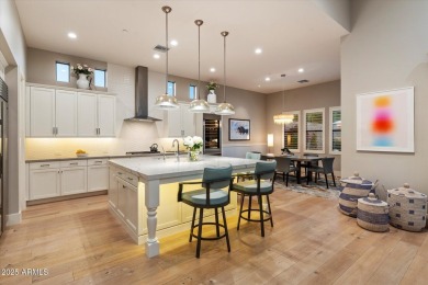 Built in 2020 by Camelot Homes, this original-owner residence in on Sanctuary Golf Course At WestWorld in Arizona - for sale on GolfHomes.com, golf home, golf lot