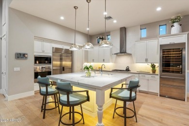Built in 2020 by Camelot Homes, this original-owner residence in on Sanctuary Golf Course At WestWorld in Arizona - for sale on GolfHomes.com, golf home, golf lot