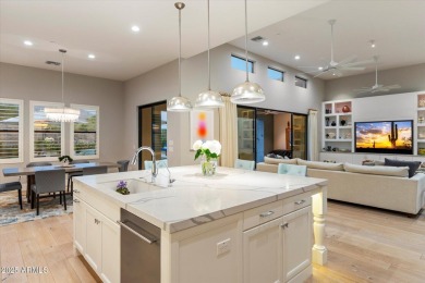 Built in 2020 by Camelot Homes, this original-owner residence in on Sanctuary Golf Course At WestWorld in Arizona - for sale on GolfHomes.com, golf home, golf lot