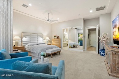 Built in 2020 by Camelot Homes, this original-owner residence in on Sanctuary Golf Course At WestWorld in Arizona - for sale on GolfHomes.com, golf home, golf lot