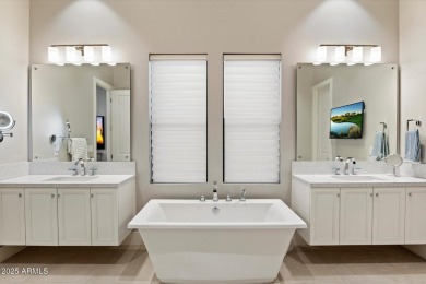 Built in 2020 by Camelot Homes, this original-owner residence in on Sanctuary Golf Course At WestWorld in Arizona - for sale on GolfHomes.com, golf home, golf lot